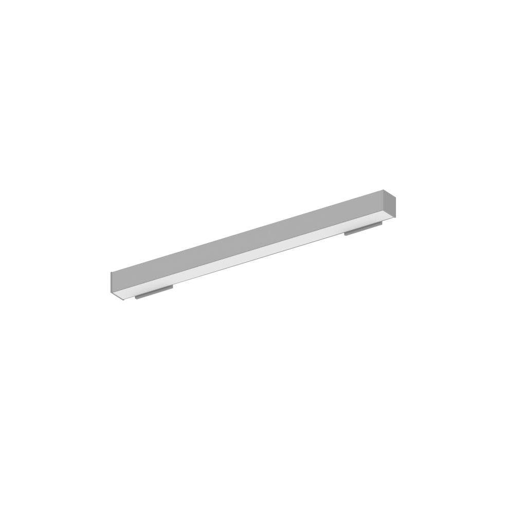 2' L-Line LED Wall Mount Linear, 2100lm / 3000K, 2"x4" Left Plate & 2"x4" Right