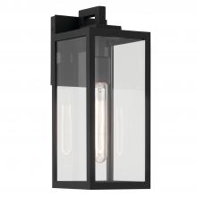 Kichler 59111BKT - Branner 14 Inch 1 Light Outdoor Wall Light with Clear Glass In Textured Black