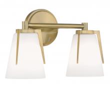 Norwell 2502-AN-MO - Allure Bath Light - Antique Brass