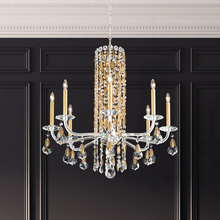 Schonbek 1870 RS83081N-51H - Siena 8 Light 120V Chandelier in Black with Heritage Handcut Crystal