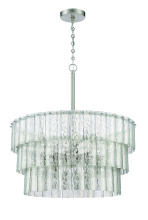 Craftmade 48690-BNK - Museo 12 Light Pendant in Brushed Polished Nickel