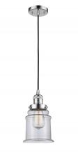 Innovations Lighting 201C-PC-G182-LED - Canton - 1 Light - 6 inch - Polished Chrome - Cord hung - Mini Pendant
