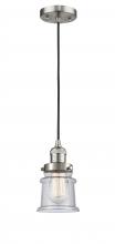 Innovations Lighting 201C-SN-G184S-LED - Canton - 1 Light - 5 inch - Brushed Satin Nickel - Cord hung - Mini Pendant