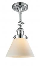 Innovations Lighting 201F-PC-G41 - Cone - 1 Light - 8 inch - Polished Chrome - Adjustable Semi-Flush Mount