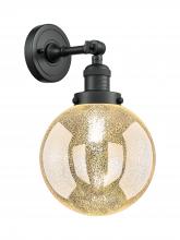 Innovations Lighting 203-BK-G208-8 - Beacon - 1 Light - 8 inch - Matte Black - Adjustable Sconce