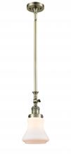 Innovations Lighting 206-AB-G191-LED - Bellmont - 1 Light - 6 inch - Antique Brass - Stem Hung - Adjustable Mini Pendant