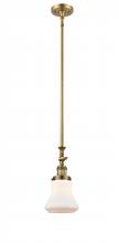 Innovations Lighting 206-BB-G191-LED - Bellmont - 1 Light - 6 inch - Brushed Brass - Stem Hung - Adjustable Mini Pendant