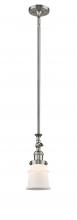 Innovations Lighting 206-SN-G181S-LED - Canton - 1 Light - 5 inch - Brushed Satin Nickel - Stem Hung - Adjustable Mini Pendant