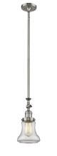 Innovations Lighting 206-SN-G192-LED - Bellmont - 1 Light - 6 inch - Brushed Satin Nickel - Stem Hung - Adjustable Mini Pendant