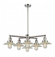 Innovations Lighting 207-6CR-PN-G2 - Halophane 6 Light Chandelier