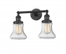Innovations Lighting 208-BK-G194 - Bellmont - 2 Light - 17 inch - Matte Black - Adjustable Bath Vanity Light