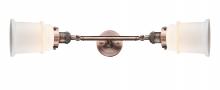 Innovations Lighting 208L-AC-G181-LED - Canton - 2 Light - 6 inch - Antique Copper - Adjustable Bath Vanity Light