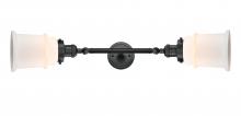 Innovations Lighting 208L-BK-G181-LED - Canton - 2 Light - 6 inch - Matte Black - Adjustable Bath Vanity Light