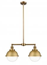 Innovations Lighting 209-BB-HFS-82-BB-LED - Hampden - 2 Light - 18 inch - Brushed Brass - Stem Hung - Adjustable Island Light