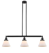 Innovations Lighting 213-OB-G41-LED - Cone - 3 Light - 40 inch - Oil Rubbed Bronze - Stem Hung - Adjustable Island Light