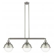Innovations Lighting 213-SN-HFS-82-SN - Hampden - 3 Light - 42 inch - Brushed Satin Nickel - Stem Hung - Adjustable Island Light