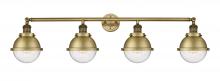 Innovations Lighting 215-BB-HFS-64-BB - Hampden - 4 Light - 46 inch - Brushed Brass - Adjustable Bath Vanity Light