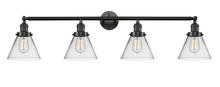 Innovations Lighting 215-OB-G42-LED - Cone - 4 Light - 44 inch - Oil Rubbed Bronze - Adjustable Bath Vanity Light