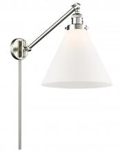 Innovations Lighting 237-SN-G41-L - Cone - 1 Light - 12 inch - Brushed Satin Nickel -Adjustable Swing Arm