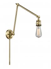 Innovations Lighting 238-AB-LED - Bare Bulb - 1 Light - 5 inch - Antique Brass -Adjustable Swing Arm