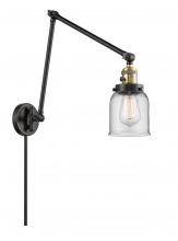 Innovations Lighting 238-BAB-G52 - Bell - 1 Light - 8 inch - Black Antique Brass -Adjustable Swing Arm
