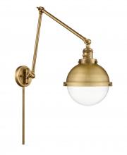 Innovations Lighting 238-BB-HFS-82-BB-LED - Hampden - 1 Light - 9 inch - Brushed Brass -Adjustable Swing Arm
