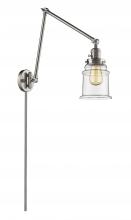 Innovations Lighting 238-SN-G182-LED - Canton - 1 Light - 6 inch - Brushed Satin Nickel -Adjustable Swing Arm