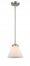 Innovations Lighting 284-1S-SN-G41-LED - Cone - 1 Light - 8 inch - Brushed Satin Nickel - Cord hung - Mini Pendant