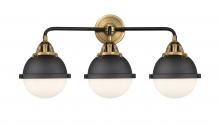 Innovations Lighting 288-3W-BAB-HFS-61-BK-LED - Hampden - 3 Light - 25 inch - Black Antique Brass - Bath Vanity Light