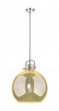 Innovations Lighting 410-1SL-PN-G410-16ME - Newton Sphere - 1 Light - 16 inch - Polished Nickel - Pendant