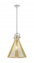 Innovations Lighting 410-1SL-PN-G411-16ME - Newton Cone - 1 Light - 16 inch - Polished Nickel - Pendant