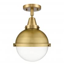 Innovations Lighting 447-1C-BB-HFS-82-BB-LED - Hampden - 1 Light - 9 inch - Brushed Brass - Flush Mount