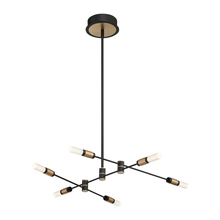 Eurofase 37050-016 - ALBANY,CHANDELIER,6LT,LED,BLK