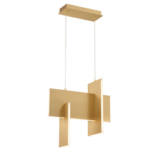 Eurofase 37346-010 - COBURG,PENDANT,LED,LRG,GOLD
