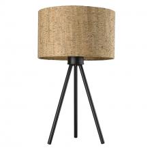 Acclaim Lighting TT80092BK - Lisbon 1-Light Matte Black Table Lamp