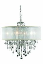 Elegant 2016D24C+SH/EC - St. Francis 6 light Chrome Chandelier