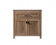 Elegant SC013030NT - 30 Inch Wide Bathroom Storage Freestanding Cabinet In Natural Oak