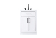 Elegant VF29724WH - Alden 24 inch Single Bathroom Vanity in White