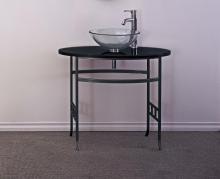 Minka George Kovacs P6100-BK - SINK CLEAR GLASS WITH BLACK