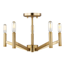 Visual Comfort & Co. Studio Collection 7724305-848 - Vector Five Light Semi-Flush Mount