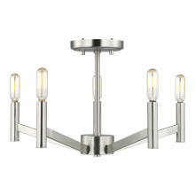 Visual Comfort & Co. Studio Collection 7724305EN-962 - Vector Five Light Semi-Flush Mount