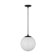 Visual Comfort & Co. Studio Collection 6020-112 - Leo - Hanging Globe Medium One Light Pendant with White Glass