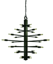 Framburg 4409 MB - 28-Light Mahogany Bronze Simone Chandelier