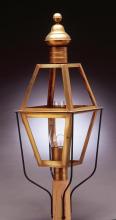 Northeast Lantern 1043-AC-LT3-CSG - Post Antique Copper 3 Candelabra Sockets Clear Seedy Glass