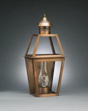 Northeast Lantern 2241-AC-CIM-CSG - Tapered Wall Antique Copper Medium Base Socket With Chimney Clear Seedy Glass