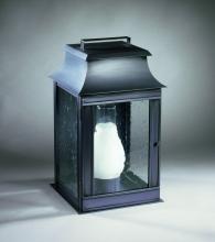 Northeast Lantern 5631-AB-CIM-CSG - Pagoda Wall Antique Brass Medium Base Socket With Chimney Clear Seedy Glass